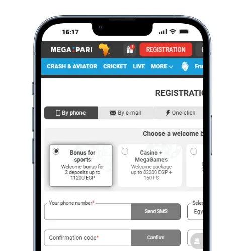 كيفية التسجيل في تطبيق Megapari؟